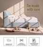 Baby Breeze Boucle Kids Twin Bed With Hydraulic Storage In Blue Colour