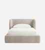 Baby Breeze Boucle Kids Twin Bed With Hydraulic Storage In Cream Colour