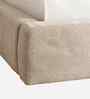Baby Breeze Boucle Kids Twin Bed With Hydraulic Storage In Cream Colour