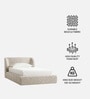 Baby Breeze Kids Toddler Bed With Cream Colour