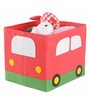 Baby Car Fabric Kids Storage Basket in Multi Colour