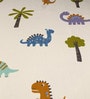 White Kids Polyester 7 Ft Light Filtering Eyelet Kids Curtains (Set of 2)