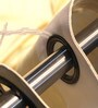 White Kids Polyester 7 Ft Light Filtering Eyelet Kids Curtains (Set of 2)