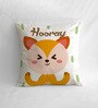 Canvas Cushion with Baby Fox Print