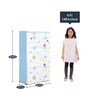 Baby Geometric Print Lines Five Layers Chest of Drawers in Blue Colour