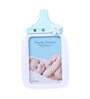 Milk Bottle Blue Plastic Kids Photo Frame