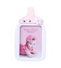 Milk Bottle Jauna Pink Plastic Kids Photo Frame
