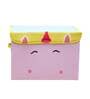 Kiwifruit Fabric Kids Storage Box in Yellow Colour