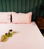 Baby Pink 400TC 100% Cotton Solid Bed Sheet Collection