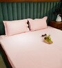 Baby Pink 500TC 100% Cotton Solid Bed Sheet Collection