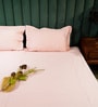 Baby Pink 500TC 100% Cotton Solid Bed Sheet Collection