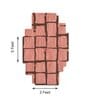 Pink Geometrical Woolen 36 x 60 Inches Hand Tufted Rug