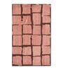 Pink Geometrical Woolen 72 x 108 Inches Hand Tufted Rug