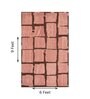Pink Geometrical Woolen 72 x 108 Inches Hand Tufted Rug