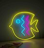 Baby Puffer Fish Yellow LED Neon Light
