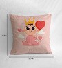 Canvas Cushion with Baby Queen Print