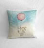 Canvas Cushion Rabbit & Balloon