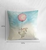 Canvas Cushion Rabbit & Balloon