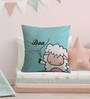 Canvas Cushion with Baby Sheep Print