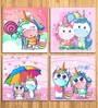 Unicorn Wall Panel In Multicolor
