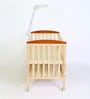 Baby Wooden Cot with Swing & Mosquito Net