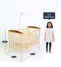 Baby Wooden Cot with Swing & Mosquito Net