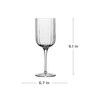 Luigi Bormioli Bach Glass Transparent 400 Ml Glass (Set Of 4) Wine Glasses Luigi Bormioli Bach Glass Transparent 400 Ml Glass (Set Of 4) Wine Glasses
