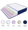 Back Master with NFF Tech. Bonded Foam 3 Inches Queen Size Mattress in White Colour