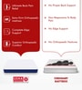 Back Master with NFF Tech. Bonded Foam 3 Inches Queen Size Mattress in White Colour