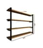 Contemporary Design Backlit Wall Shelf