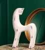 Backward Gazing Horse Resin Artifact (White)