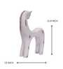 Backward Gazing Horse Resin Artifact (White)