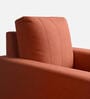 Bae Fabric 1 Seater Sofa in Ember Orange Colour