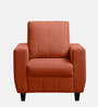 Bae Fabric 1 Seater Sofa in Ember Orange Colour