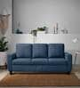 Sleepyhead Bae Fabric 3 Seater Sofa in Ocean Blue Colour