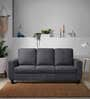 Sleepyhead Bae Fabric 3 Seater Sofa in Stone Grey Colour