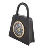 Bag of Time  Black Aluminium Table Clock