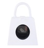 Bag of Time  White Steel Table Clock