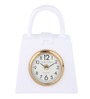 Bag of Time  White Steel Table Clock