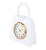 Bag of Time  White Steel Table Clock