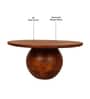 Bagnolet Mango Wood Coffee Table In Honey Oak Finish