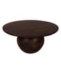 Bagnolet Mango Wood Coffee Table In Walnut Finish