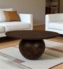 Bagnolet Mango Wood Coffee Table In Walnut Finish