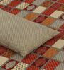 Maroon Traditional print 144 TC Cotton King Size  Bedsheet With 2 Pillow Cover
