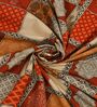 Maroon Traditional print 144 TC Cotton King Size  Bedsheet With 2 Pillow Cover