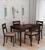 Bahamas 4 Seater Dining Set in Espresso Finish