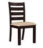 Bahubali Solid Wood Dining Chair in Brown Finish (Set Of 2)