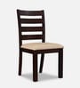 Bahubali Solid Wood Dining Chair in Brown Finish (Set Of 2)