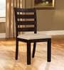 Bahubali Solid Wood Dining Chair in Brown Finish (Set Of 2)