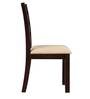 Bahubali Solid Wood Dining Chair in Brown Finish (Set Of 2)